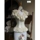Cor Cupidinis Pearl Maiden Blouse Skirt Corset Belt Cape Overdress JSK Set OP and Underskirt(Limited Reservation/Multiple Colours/Full Payment Without Shipping)